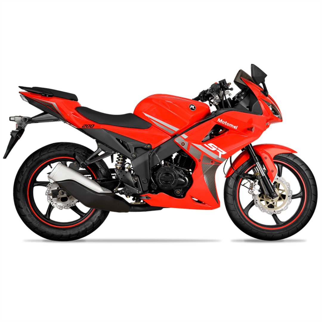 Motomel negra en exhibición